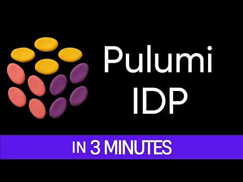 Pulumi IDP in 3 minutes