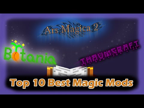 TOP 10 MINECRAFT MAGIC MODS!!! -- 150 Subscriber Special