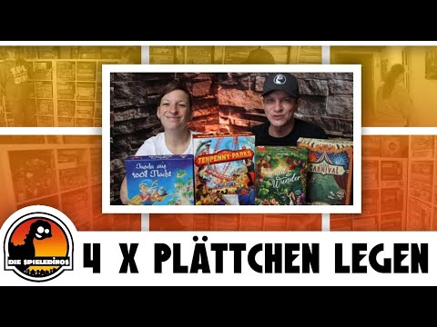 Kurzrezension zu 4 neuen Plättchenlegespielen