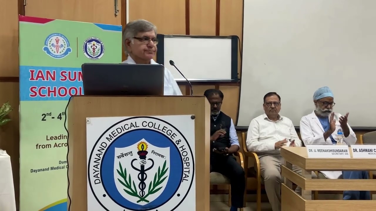 Day 1 of IAN Summer School 2025, Organized by Department of Neurology, DMC&H