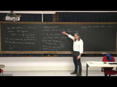 ICTP/IGAP seminar on Algebraic Geometry: Moduli spaces of sheaves, Vafa-Witten formula