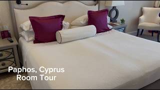 Sea View Room Tour | Elysium Hotel Paphos Cyprus, 5 Star Resort