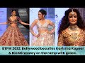 BTFW 2022 Bollywood Beauties Karisma Kapoor Dia Mirza Slay On The Ramp With Grace