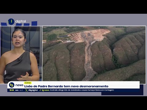 Lixão de Padre Bernardo tem novo desmoronamento – 14/11/2025 – Lig News