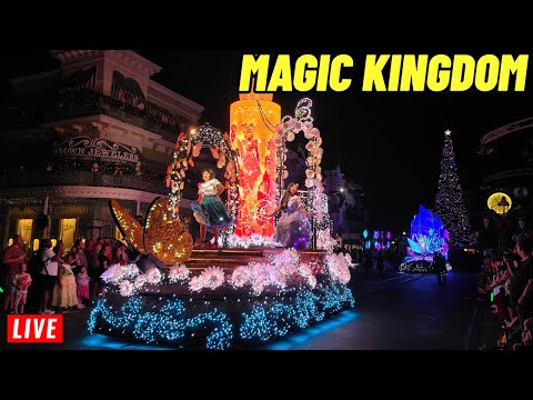 🔴Live Magic Kingdom All day with Rides, Shows, Parades, Fireworks at Walt Disney World 1/30/2026
