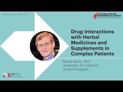 Drug Interactions with Herbal Medicines and Supplements in Complex Patients | David Back, PhD