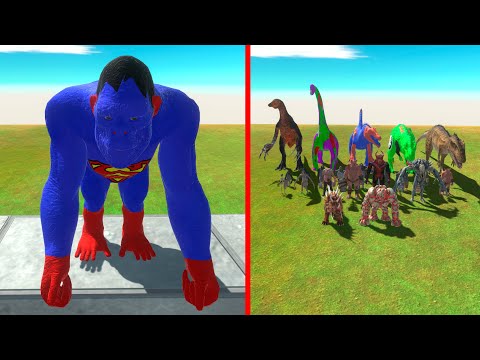 Superman Goro vs Every Units - Animal Revolt Battle Simulator