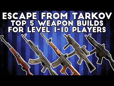 Top 5 Weapon Builds for Levels 1-10 ; New Player Builds - Escape From Tarkov