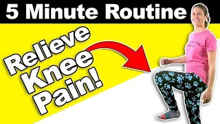Relieve Knee Pain In Minutes With This EASY, Follow Along Routine!
