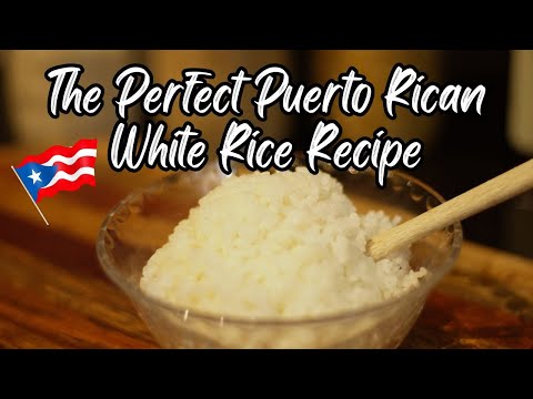 The Secret to Perfect Fluffy Puerto Rican White Rice! 🍚