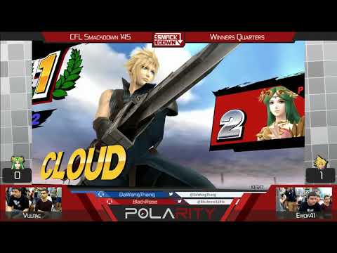 CFL Smackdown 145 WiiU - Vulpae (Palutena) vs Ewok41 (Cloud) - Winners Quarters