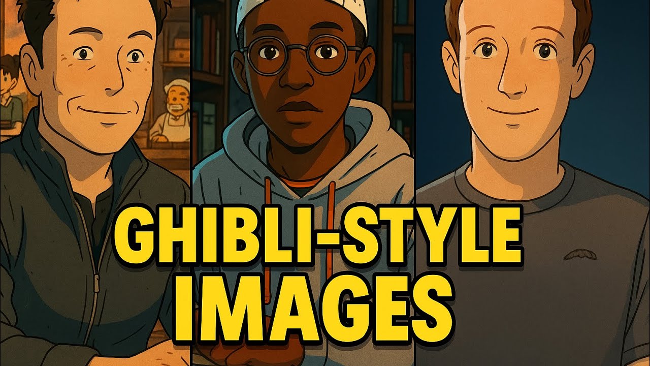 How I Made Ghibli-Style Images with Elon Musk & Mark Zuckerberg (And You Can Too!)