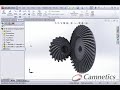 GearTeq Demo Bevel Gear Pair With Camnetics TruSpiral And Lead Crowning