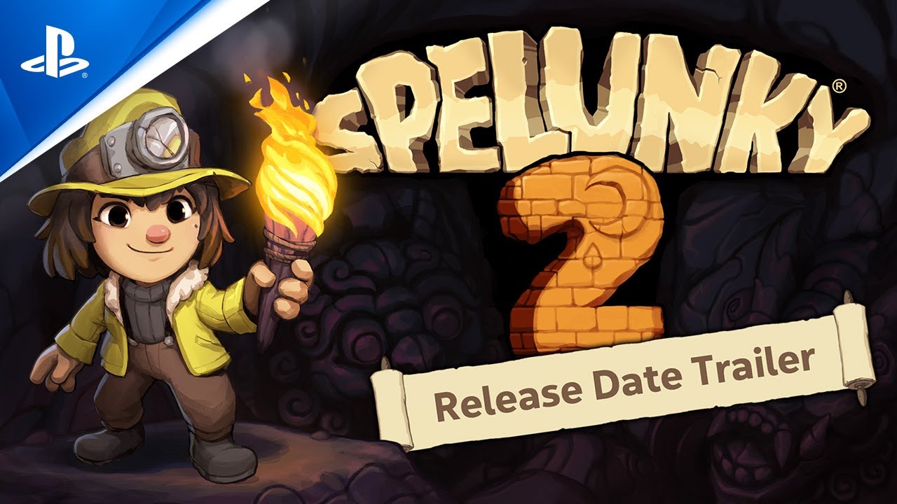 Spelunky_2 - 《地底尋寶 2》最新宣傳片公開，本作將包含線上多人模式、分支路線、全新商店、以及可以自定義的社區，遊戲將於2020年9月15日登陸PS4/Steam。 Maxresdefault