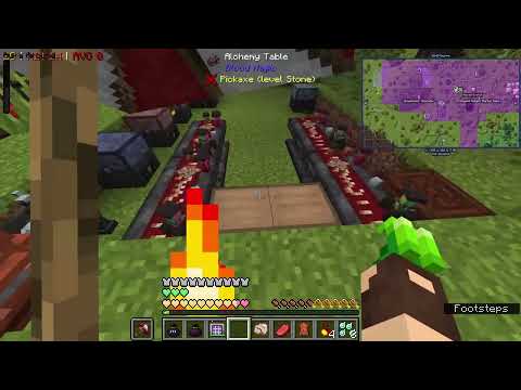 Minecraft Ragnamod VII Episode 23 Blood Magic Can We Enter The Mines? Crystal Matrix Ingots?