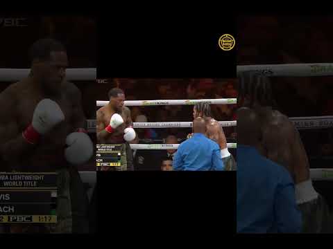 Gervonta Davis – Lamont Roach Jr  round 8 #boxing #sports #fight