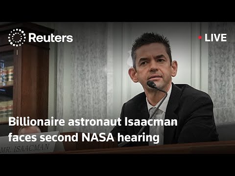 LIVE: Billionaire astronaut Jared Isaacman faces second NASA confirmation hearing