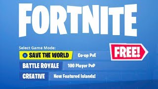 HOW TO GET SAVE THE WORLD FOR FREE IN FORTNITE!