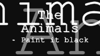 The Animals - Paint it black