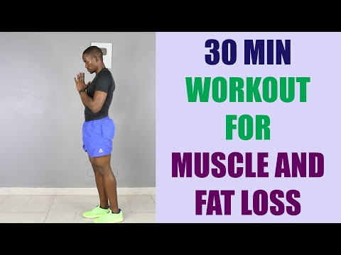 30 Minute Dumbbell Strength Training for Fat Loss Full Body Workout  250 Calories 