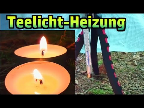 Teelicht-Heizung im Poncho - Zelt ?! №111
