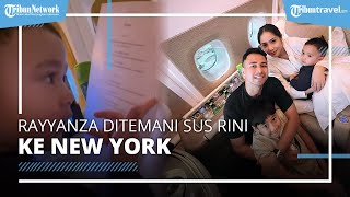 Gemasnya Rayyanza Pilih Menu Makanan di Pesawat, Naik First Class ke New York