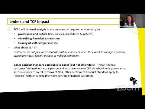 ENSafrica webinar series | Treating Customers Fairly – COFI’s effect on lending