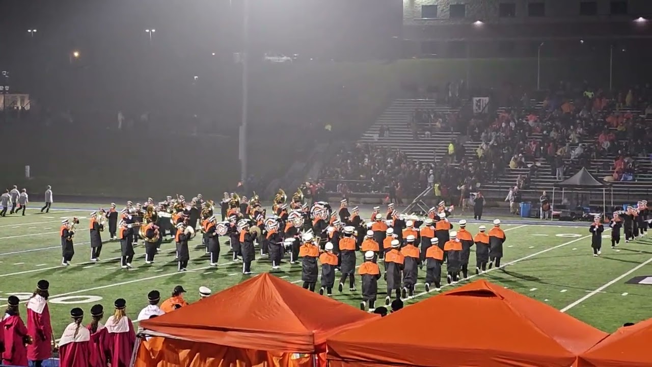 Massillon Tiger Swing Band Halftime show 2025 vs Big Walnut 