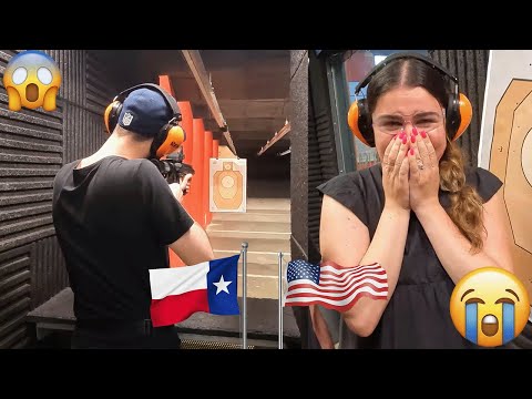 Brits Shoot Guns for the first time in TEXAS!