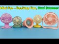 Mini Fan Desktop Fan Strong Wind A Comfortable And Cool Summer Rechargeable Unboxing Review