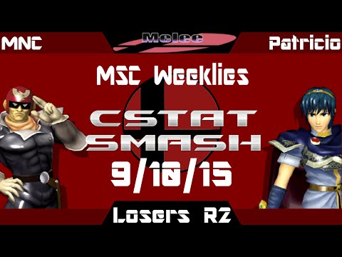 MSC Melee 9-10-15 Singles LR2 - MNC (C. Falcon) vs. Patricio (Marth)
