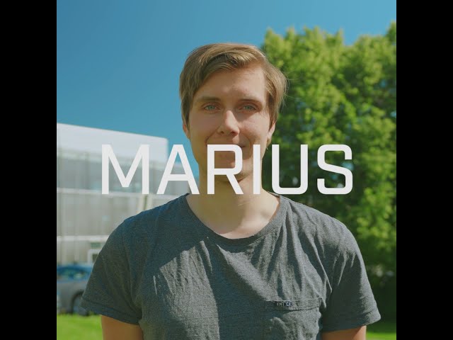 Marius er sommerstudent i SINTEF. Video: Magnus Biringvad/SINTEF