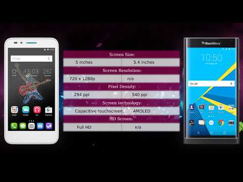 Alcatel Go Play vs PRIV by BlackBerry - Phone comparison