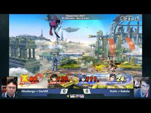 KKON17 Doubles: SSB Wii U - WR1 - Abadango + DarkM vs Static + Kakela