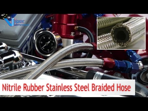 Nitrile Rubber Stainless Steel Braided Fuel Hose Demonstration Video