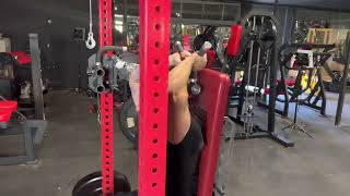 Seated Overhead Tricep Extension