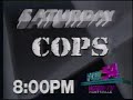 Cops 1990 Promo Fox WZDX 54 Huntsville Alabama