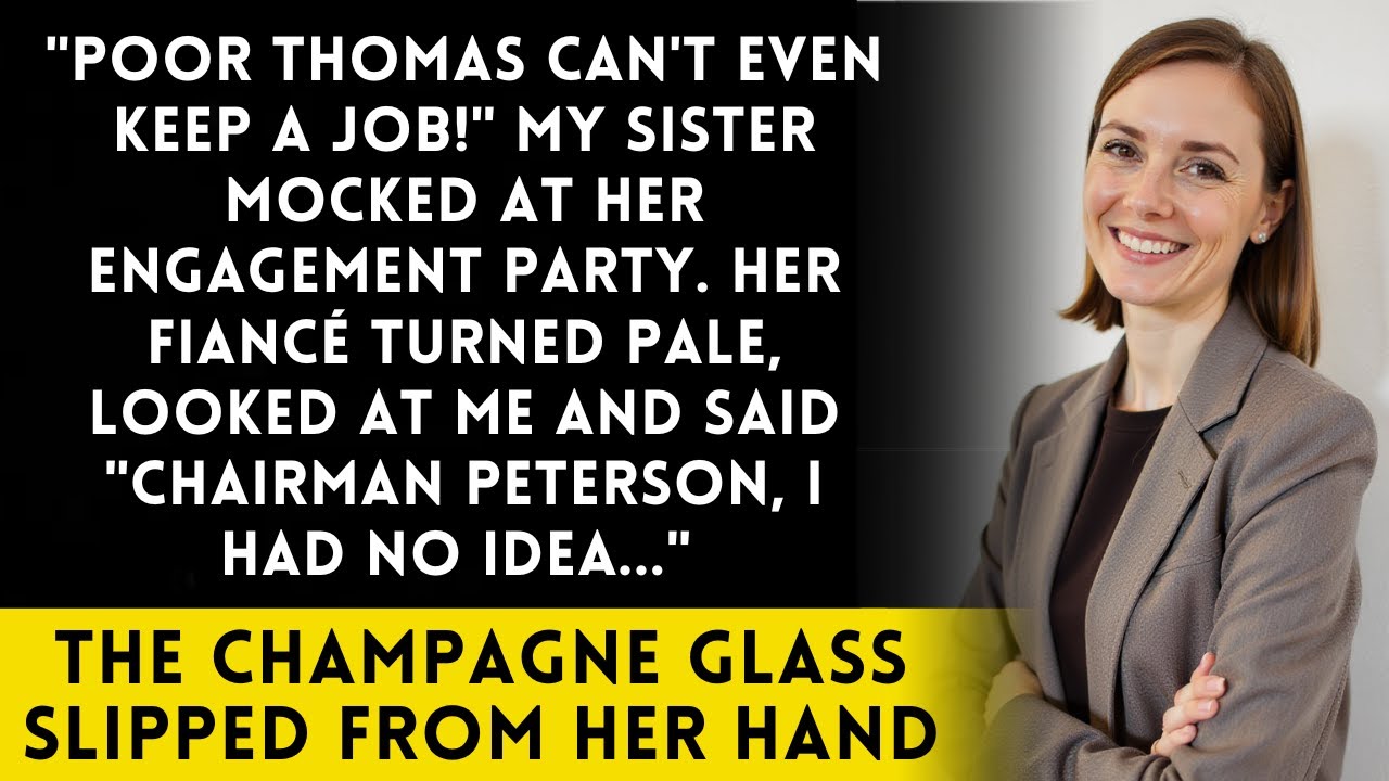 My Sister Laughed When I Lost My Job—Then Her Fiancé Called Me 'Chairman' At Their Engagement