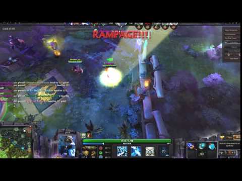 DOTA 2 ZEUS RAMPAGE WHIT REFRESH ORB