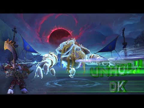 WoW BFA Unholy DK💯'Stormwall Blockade'🔥"Battle of Dazar'alor"🎮LFR Raid Melee PoV (2160p)