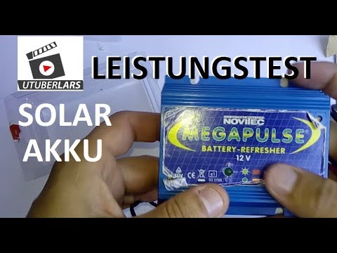 Billige Solar Batterie reparieren #Desulfator #Pulser Reparatur des 12 Volt Akkus How to