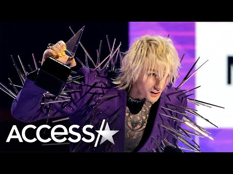 Machine Gun Kelly Jokes About Spike Suit In AMAs Speech