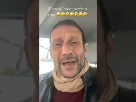 Il carabiniere perde il cane🤣