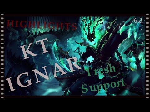 (60fps)~ KT IgNar - Thresh Support - KR LOL SoloQ - Highlights