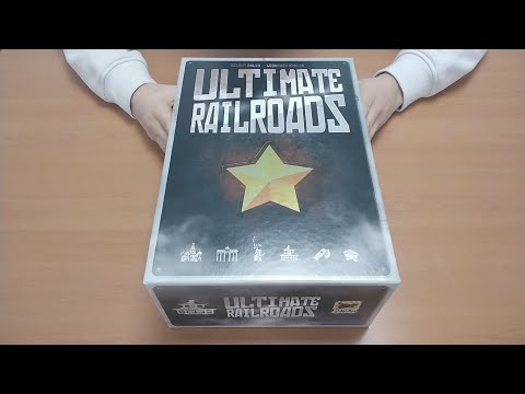 Unboxing Ultimate Railroads - Gioco da Tavolo (103# Unboxing Non Richiesto)