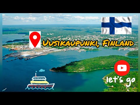 View of the Uusikaupunki harbour in Finland❤🇫🇮