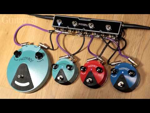 Dunlop Fuzz Face Mini FFM1 Silicon, FFM2 Germanium & FFM3 Jimi Hendrix pedal demo