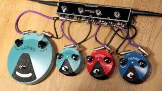 Dunlop Fuzz Face Mini FFM1 Silicon, FFM2 Germanium & FFM3 Jimi Hendrix pedal demo