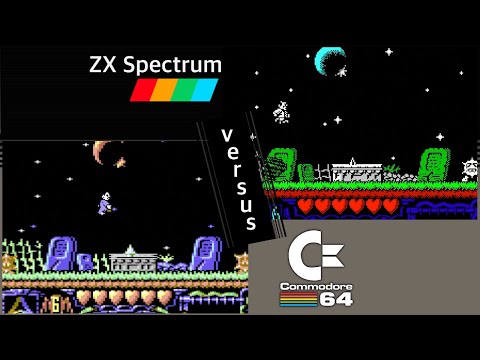 C64 vs. ZX Spectrum - 8 games from 1992