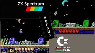 C64 vs. ZX Spectrum - 8 games from 1992